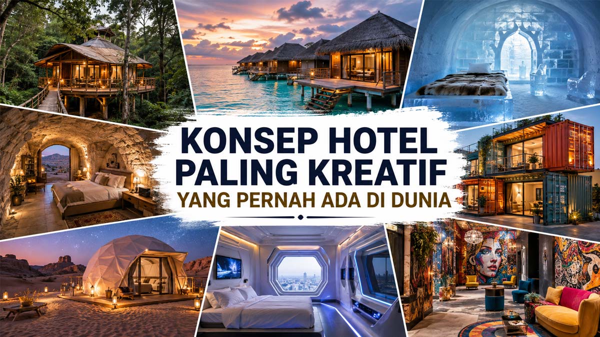 Konsep Hotel Paling Kreatif yang Pernah Ada di Dunia