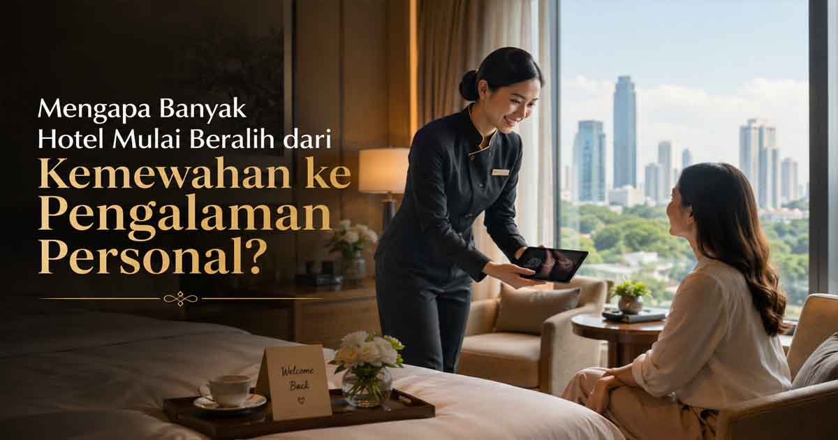 Mengapa Banyak Hotel Mulai Beralih dari Kemewahan ke Pengalaman Personal