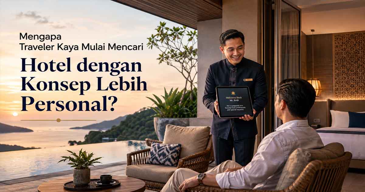 Mengapa Traveler Kaya Mulai Mencari Hotel dengan Konsep Lebih Personal